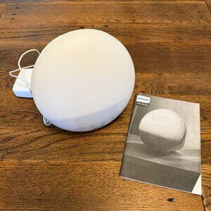 Philips SmartSleep Wake Up Light Alarm Clock Natural Sounds FM Radio